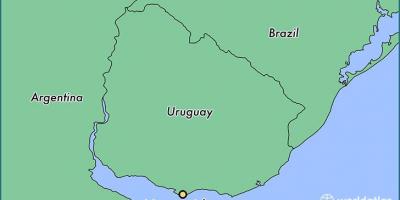 Map of montevideo Uruguay